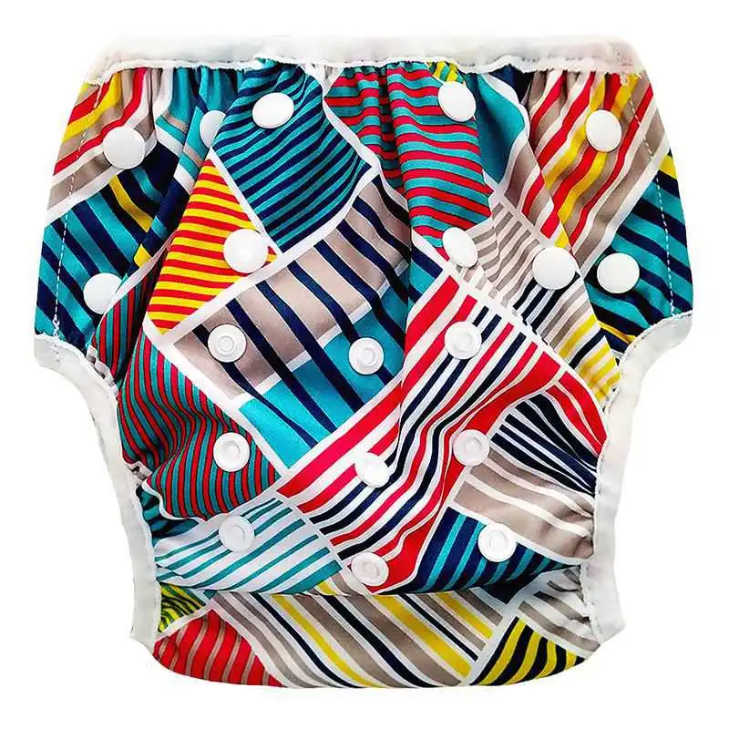 Baby Swimming Shorts Fashion Print Newborn Boy Girl Animal Print Adjustable Waterproof Swimwear Cute Baby Boy Girl Shorts - Цвет: 11