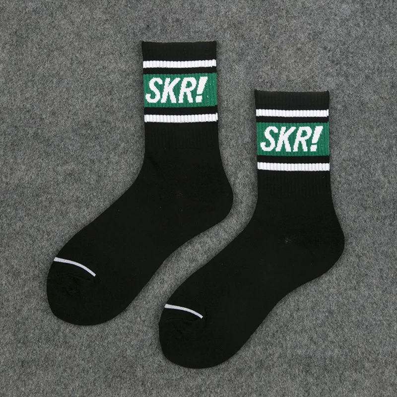 Новинка модные носки для девочек Calcetines Mujer классические в полоску влюбленных