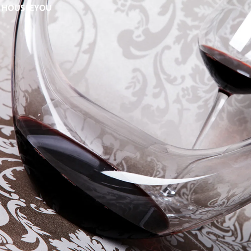 1000 мл уникальный бессвинцовый стеклянный Декантер для вина аэратор контейнер