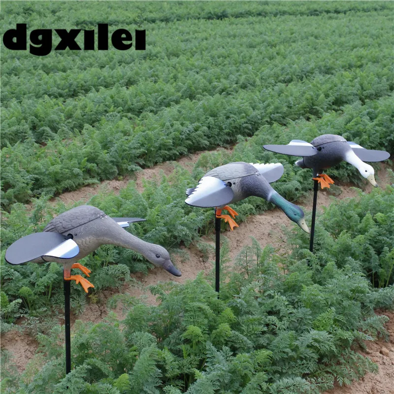 

2017 Xilei Free Shipping Dc 6V/12V New Arrivals Animal Trap Decoy Outdoor Duck Decoy Motorized With Spinning Wings