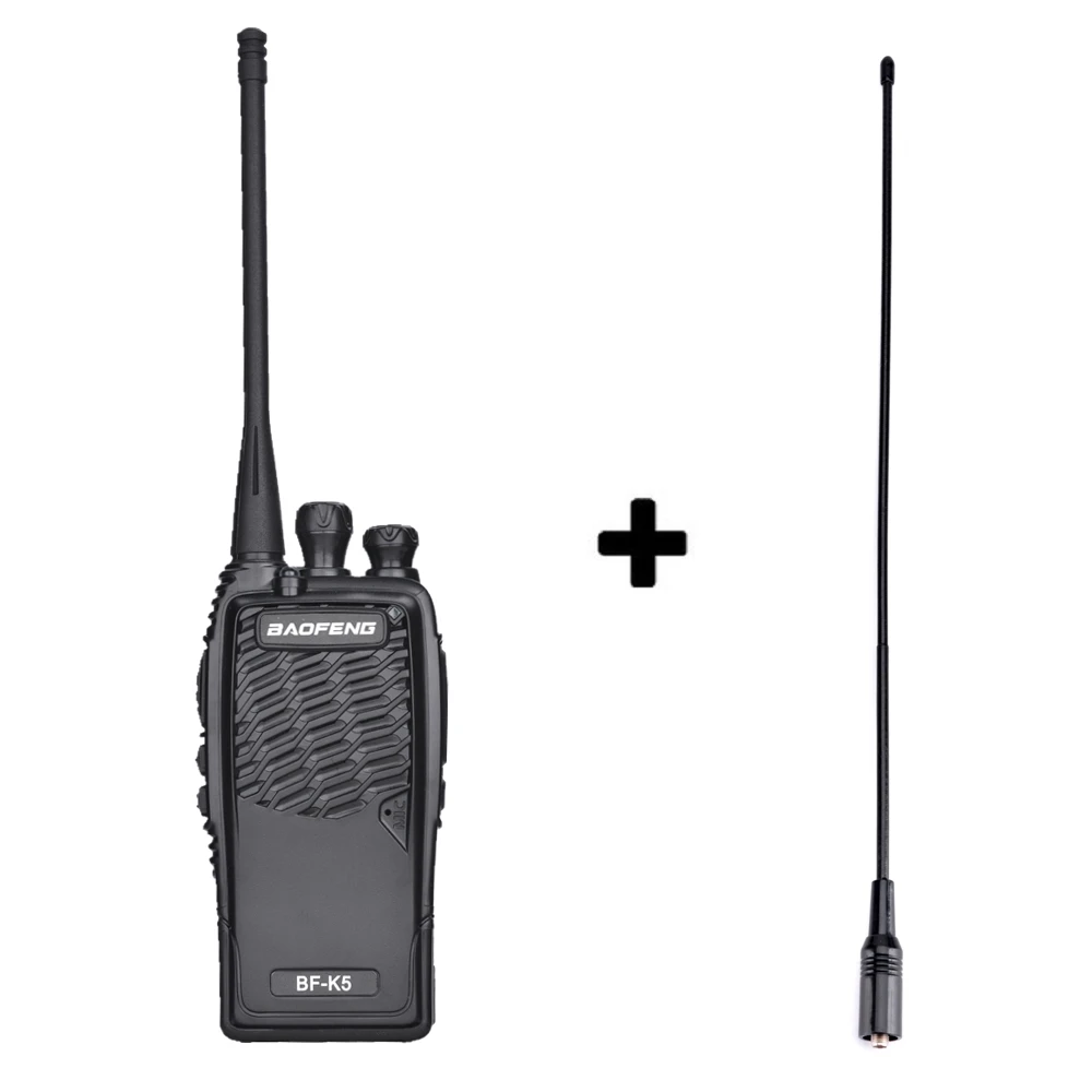 add a long antenna Baofeng Walkie Talkie BF-K5 Любительское радио Портативное двухстороннее радио Pofung K5 Woki Toki беспроводной Fm Ham трансивер - Цвет: add a long antenna