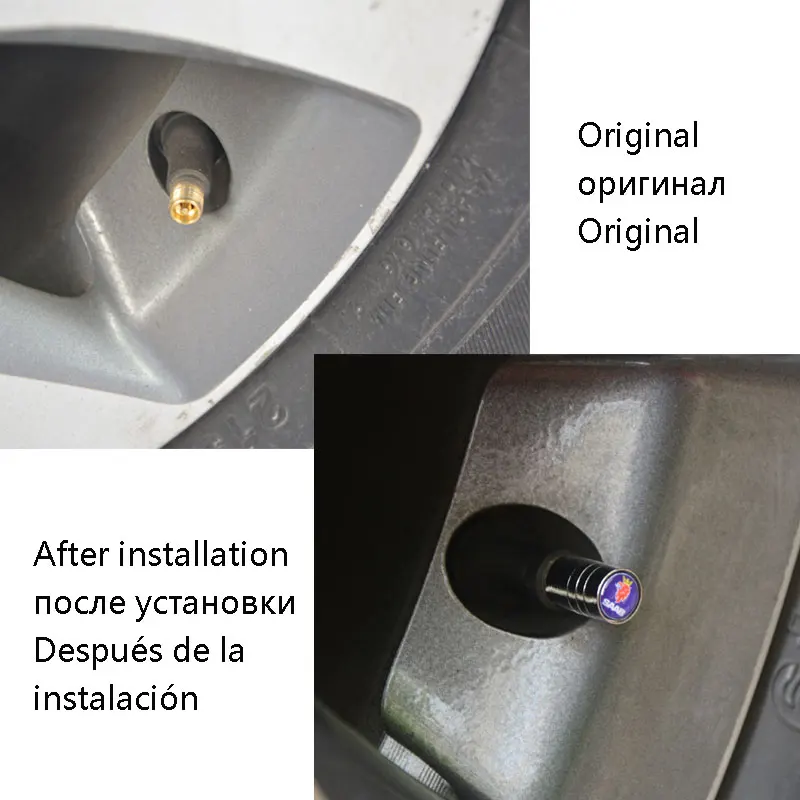 Автомобильная декоративная задняя крышка для автомобильных шин чехол Saab 9 3 5 900 9000