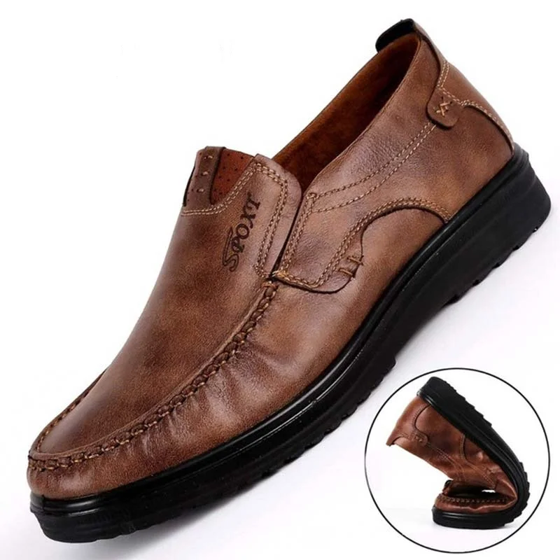 

Summer Breathable Casual Shoes Men Flats Shoes Men Loafers Slip On Driving Shoes Chaussure Homme Plus Size 38-47 Brown Black