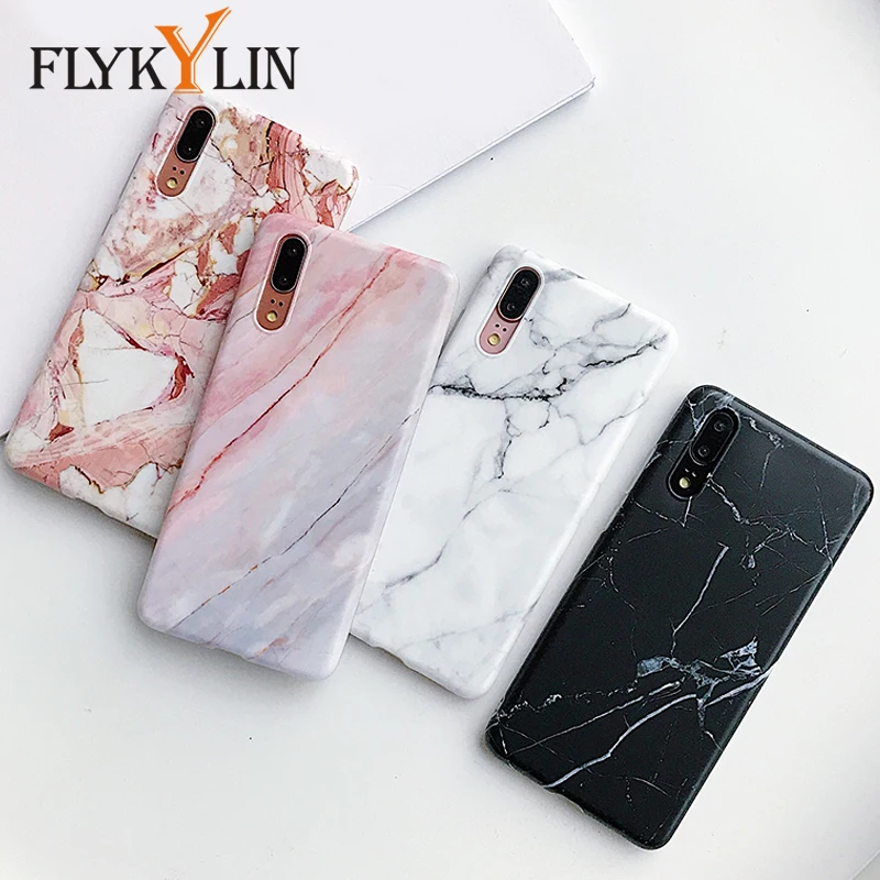 FLYKYLIN мраморный чехол для Huawei P30 Pro P20 Lite задняя крышка Mate 20 Мягкий ТПУ силиконовый с