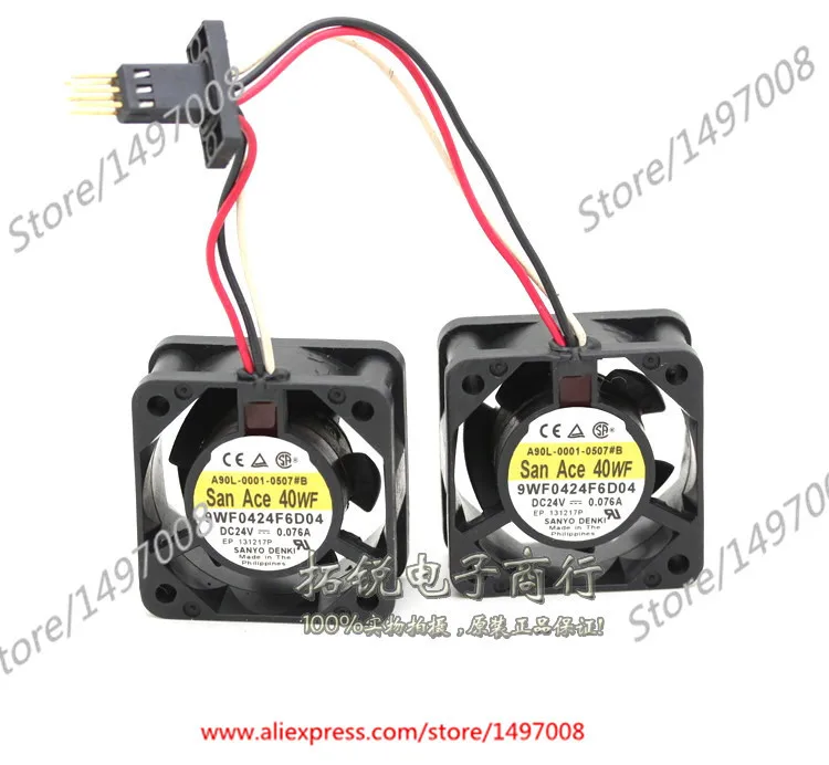 

Вентилятор для охлаждения сервера SANYO DENKI 9WF0424F6D04 DC 24V 0.076A 40x40x20 мм