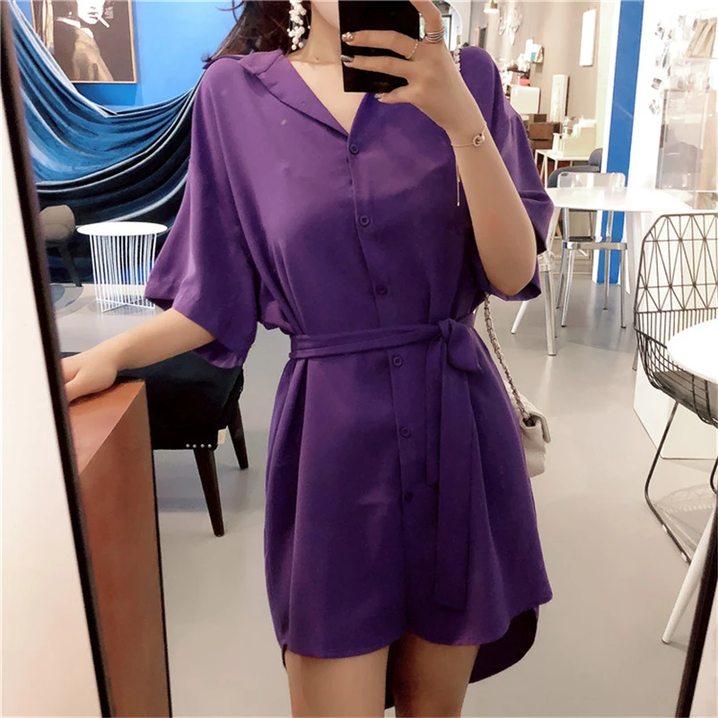 Hzirip 2018 Твердые Пояса Для женщин Элегантное Платье До Колена Длина отложной