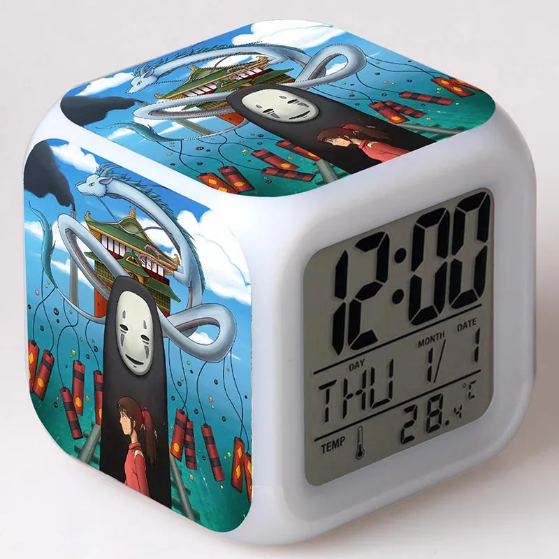 Унесенные призраками Аниме фигурки Juguetes светодиодный Красочные стетящиеся