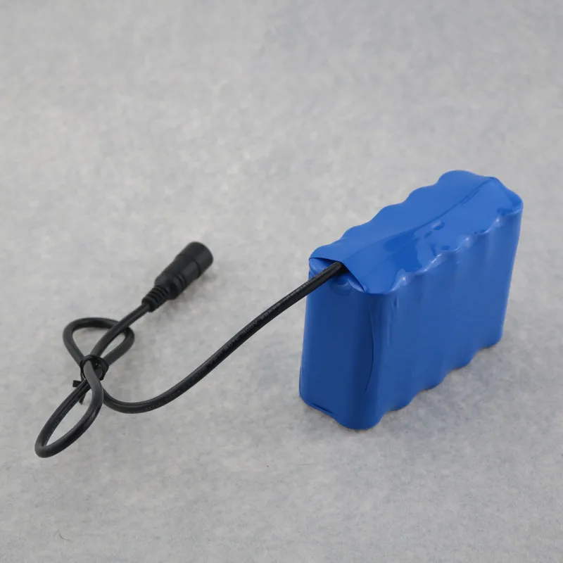 Перезаряжаемый литий-ионный аккумулятор 18650 10x18650 20000mAh 8,4 V аккумулятор постоянного тока 3,5*1,35 мм для велосипеда, велосипедный светильник, налобный фонарь, головной светильник