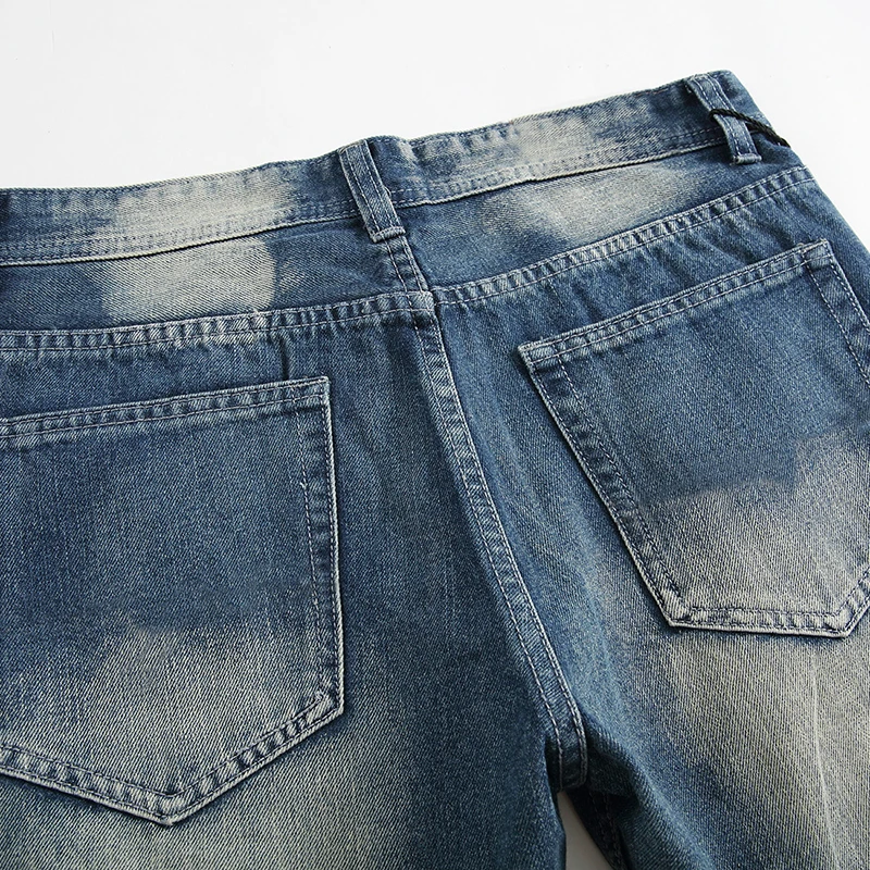 Gersri мужские сексуальные рваные джинсы на каждый день Модный пэчворк