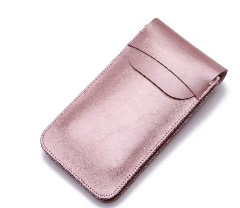 Роскошная двойная поясная сумка из микрофибры и кожи для Oukitel U16 MAX/ Bluboo Maya Max|case