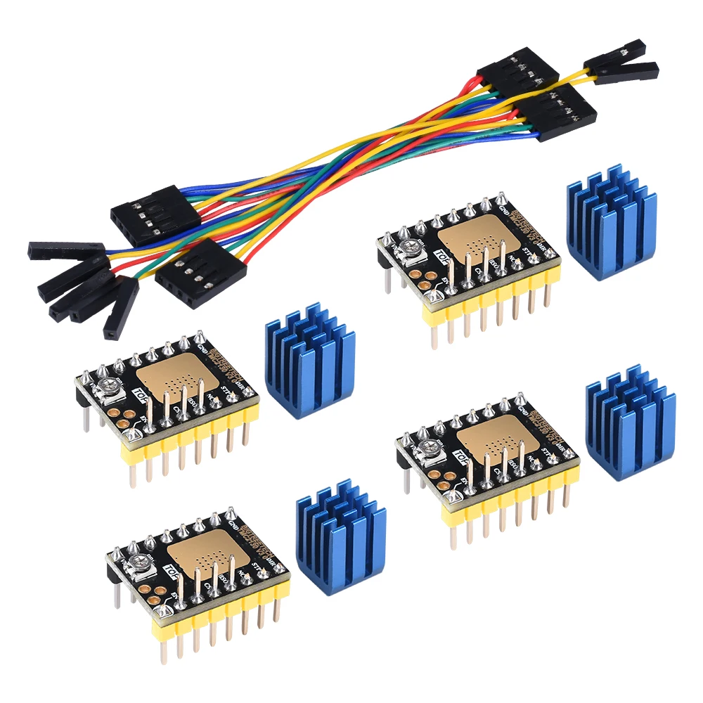 Драйвер шагового двигателя BIGTREETECH TMC2208 V3.0 TMC2130 SPI для SKR V1.4 Turbo V1.3 VS TMC2209 запчасти 3D