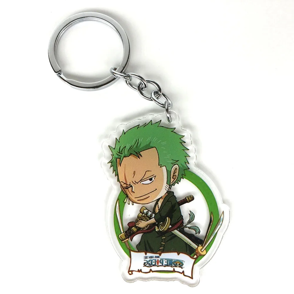 Цельный брелок Luffy Ace Nami Sabo Boa Hancock Zoro Chopper Trafalgar Law аниме акриловый
