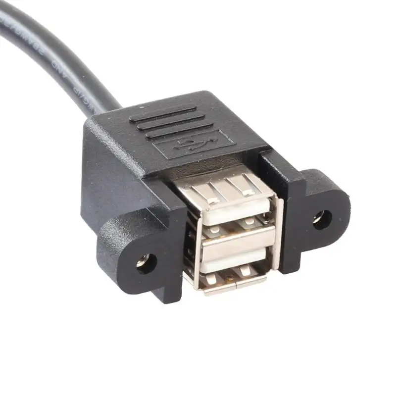 Новый Кабель-адаптер 30 см 9-контактный разъем материнской платы на 2 порта USB 0