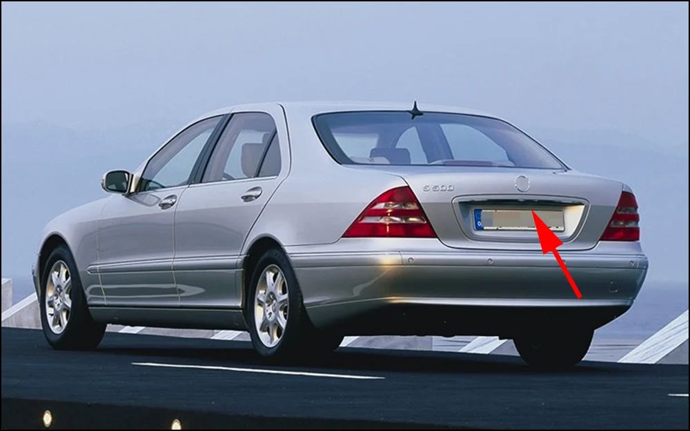 AUTONET резервная камера заднего вида для Mercedes Benz W220 1998 1999 2000 2001 2002 2003 2004 2005 Ночное видение номерной знак камеры