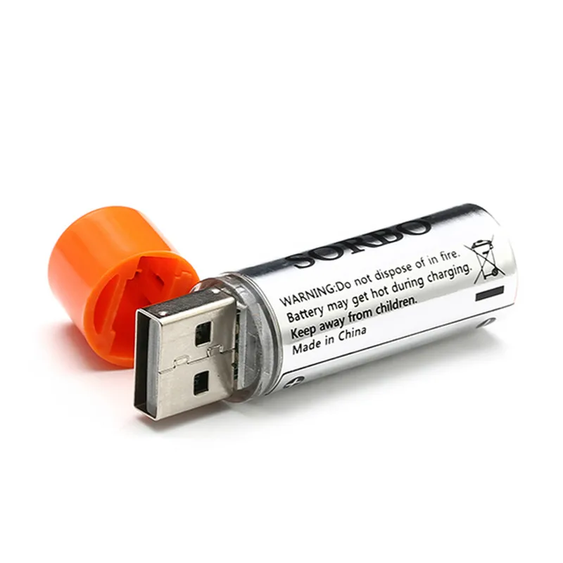Горячая Распродажа 4 шт. аккумулятор SORBO 1 5 в 1200 мАч USB час быстрая зарядка литий