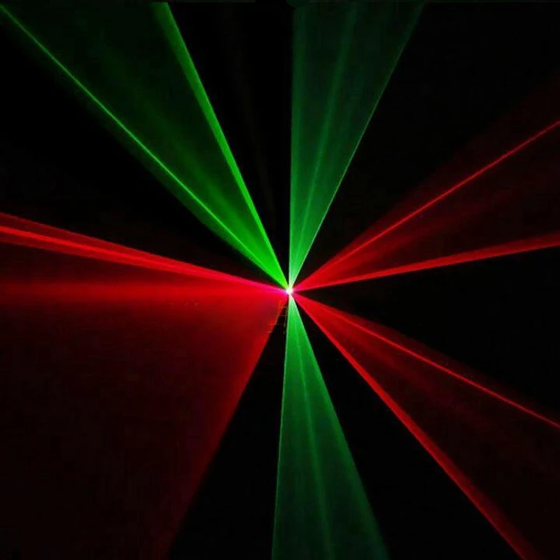 DMX512 RGY красный зеленый желтый лазерный сканер для сценического освещения с