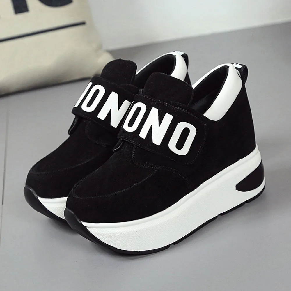 Женская обувь для увеличения весны 2019 новая уличная сетчатая повседневная