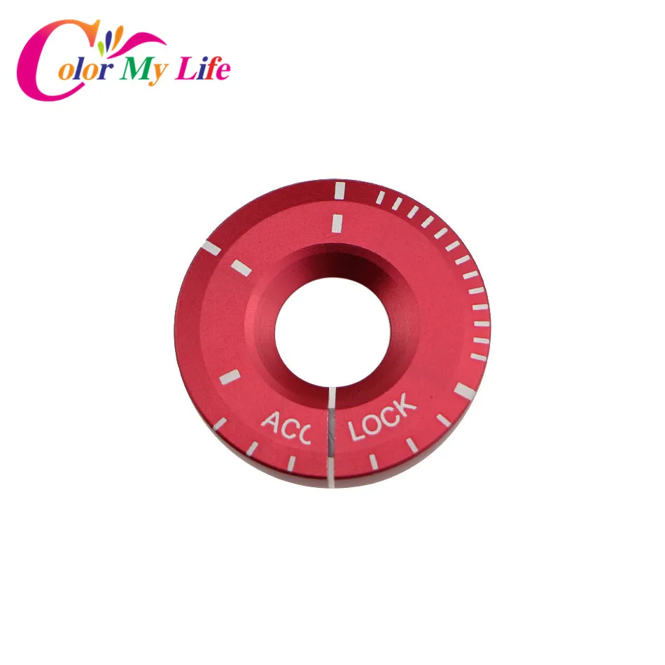 1 шт. алюминиевый сплав автомобильный чехол с зажиганием кольцо для ключей