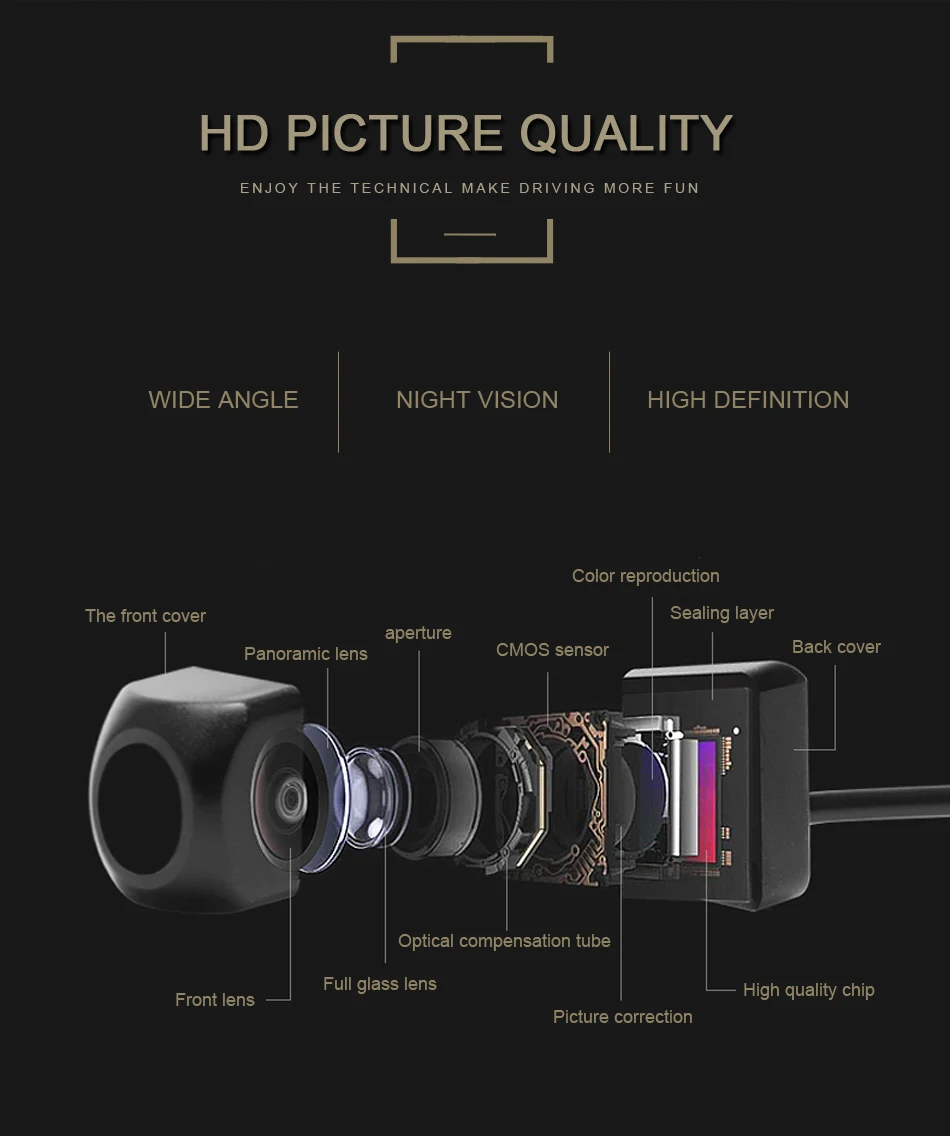 FANSICOUK Мини WiFi Автомобильная камера 1080P Водонепроницаемая 120 широкоугольная камера заднего вида камера ночного видения для парковки видеорегистратор