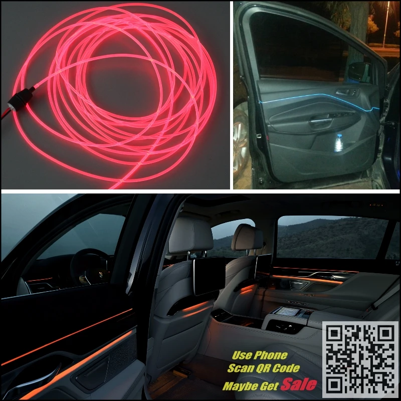 

NOVOVISU For Honda For Accord Car Interior Ambient Light Panel illumination For Car Inside Tuning Cool Refit Light Optic Fiber