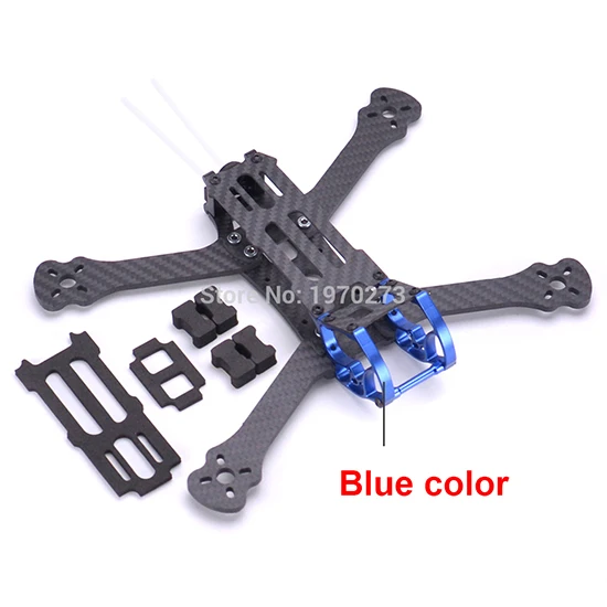 Blue Aluminum Петух 230 225 мм " FPV гоночный Дрон Квадрокоптер рамка 5 дюймов FPV рама для фристайла Хамелеон петух 230 мм - Цвет: Blue Aluminum