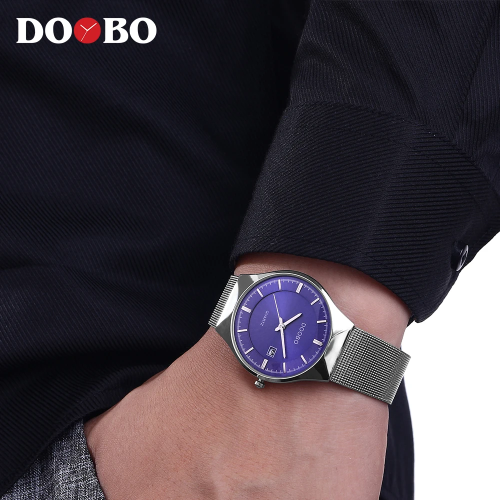 Спортивные мужские часы DOOBO роскошные брендовые водонепроницаемые спортивные с