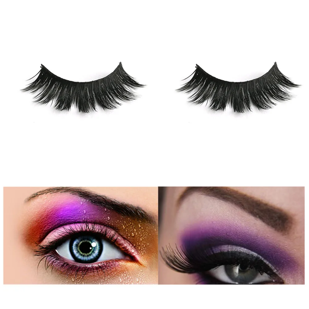 5 пар макияжных перекрестных плотных искусственных ресниц ручной работы для естественного удлинения мягких длинных ресниц глаз женщин с большими глазами инструментов.