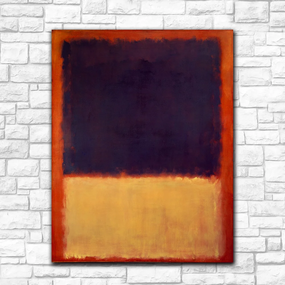 Настенные картины большого размера с принтом для гостиной Mark Rothko NO. 203 {R O T P}
