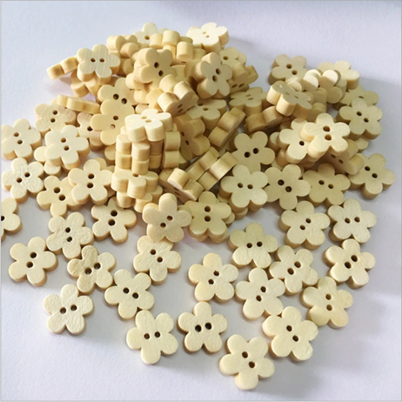 100 шт. декоративные пуговицы в форме цветка искусственные инструменты ручной