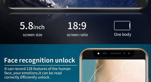Красивый смартфон XS Тип D 5," дюймовый HD полный экран мобильный телефон Лицо ID Смартфон Датчик гравитации сотовый телефон 3,5 мм эрафон