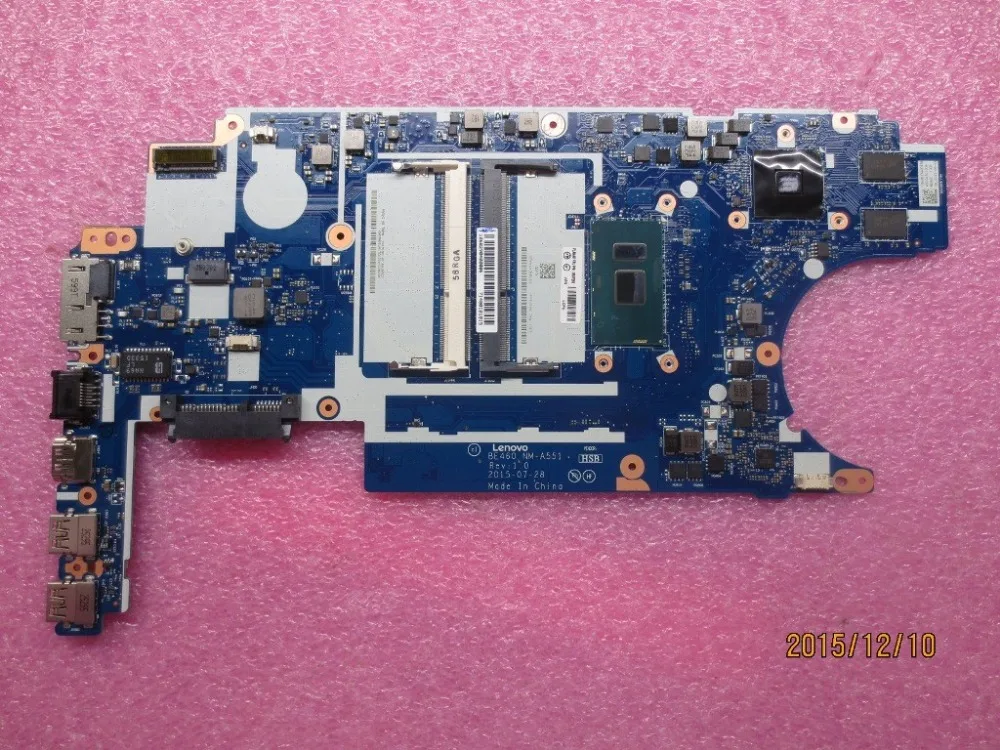 

for Thinkpad E460 i5-6200U NM-A551 Laptop motherboard FRU: 00UP253 00UP256
