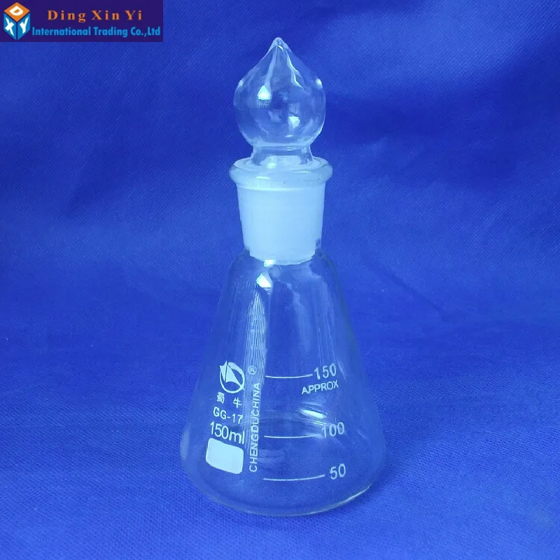 1 шт. стеклянная коническая колба 150 мл|glass flask|glass magnesiumglass liquor flask |