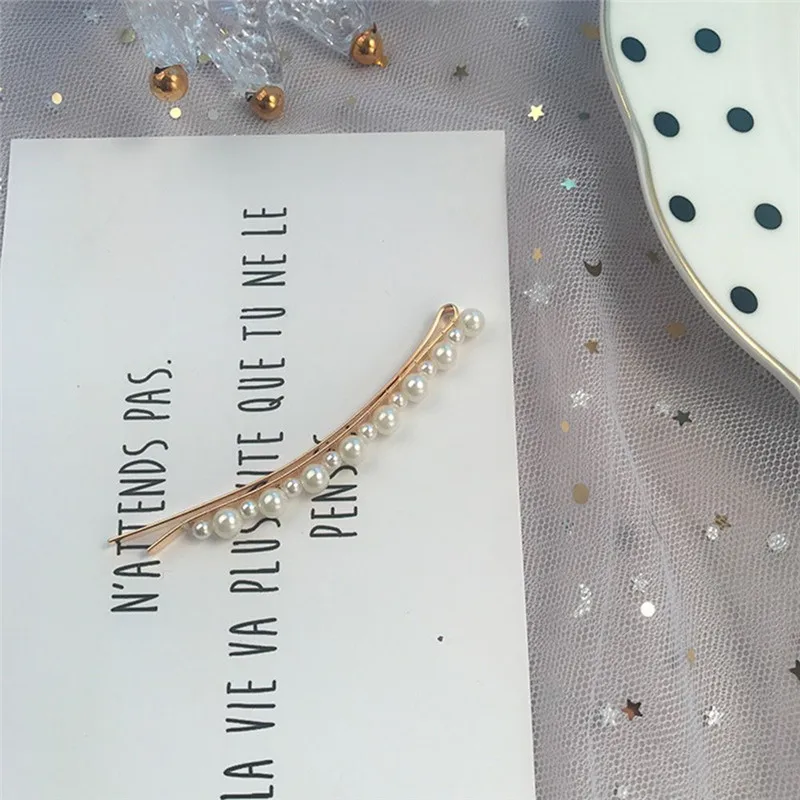 1/2 шт жемчужные металлические заколки для волос женские шпильки девочек заколка