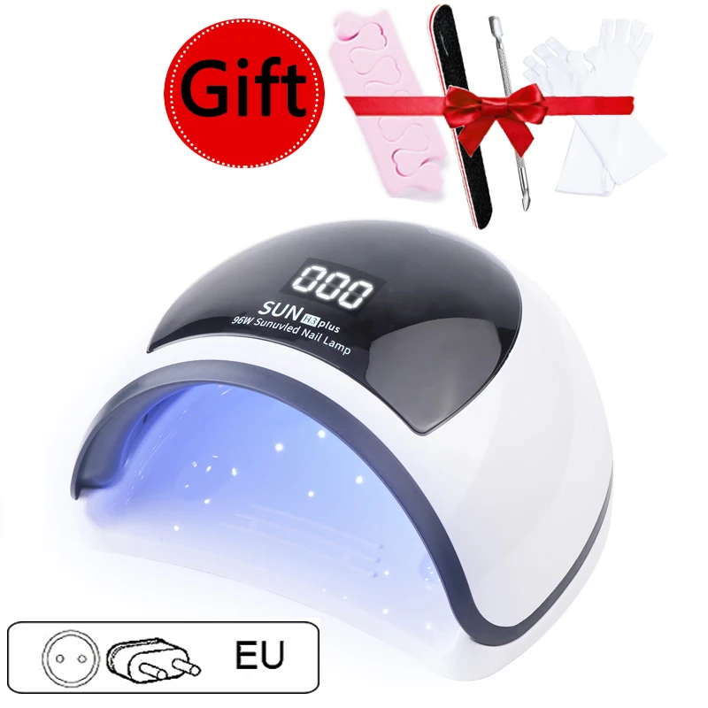 Аппарат для фототерапии SUN H3 Plus Сушилка ногтей быстрая сушка лака лампа выпечки 96
