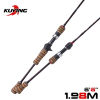 kuying teton l light 1 98m 66 baitcasting casting spinning lure fishing rod soft pole cane stick carbon medium fast action
