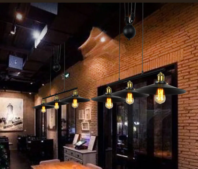 Лампа Эдисона E27 винтажный железный подвесной светильник в стиле ретро лофт