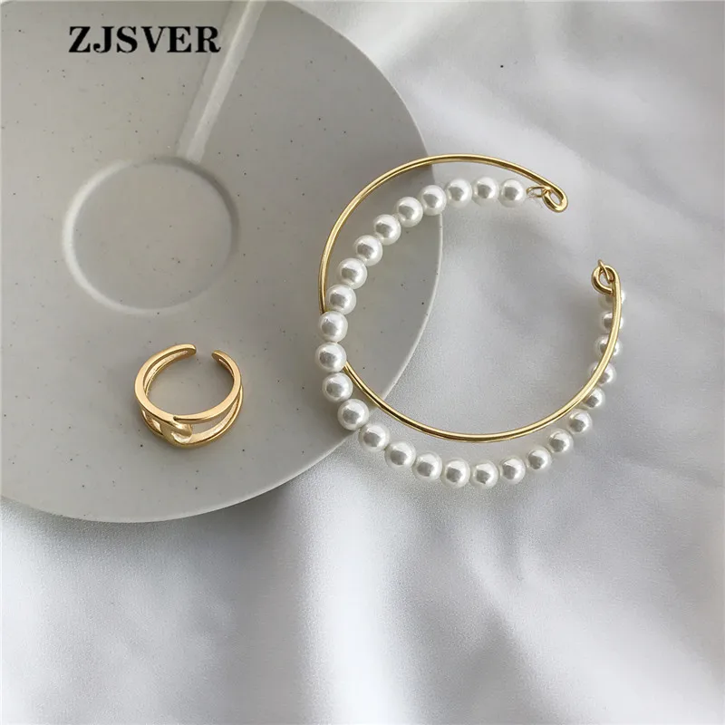 ZJSVER корейские ювелирные изделия кольца из стерлингового серебра 925 золотой