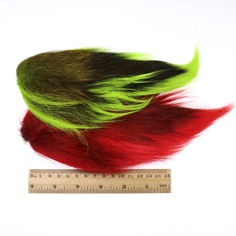 ICERIO северные Bucktail Волосы оленя мухобойка материал форель Лосось Мухи джиг тройной крючок повязка Baitfish Связывание материал