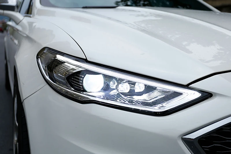 Передняя фара для Ford Mondeo Fusion Светодиодный прожектор дальнего света DRL