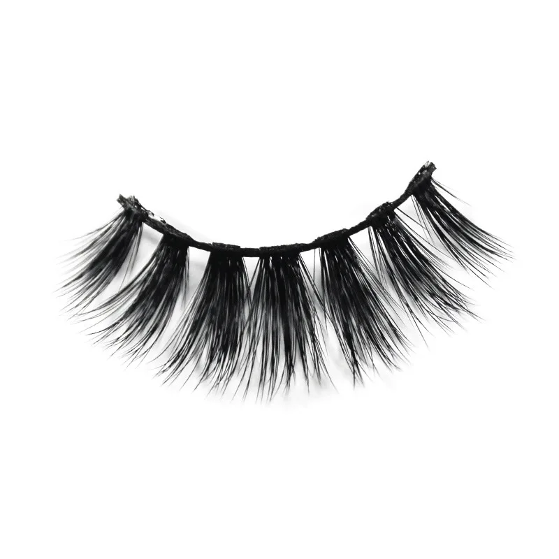 Ручные 3D накладные ресницы толстые удлиняющие Европейского фонда натуральные