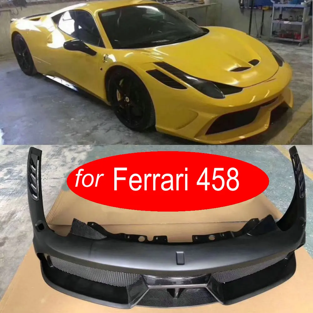 FRP передний бампер для FERRARI 458 бодикит передние бамперы оптом передний бампер