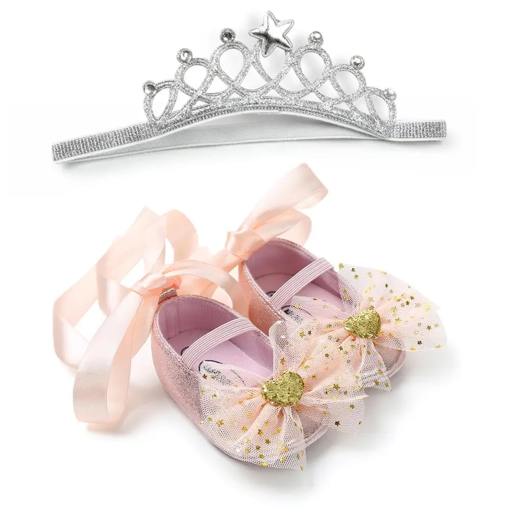 Корона детская обувь бабочка 2 шт. подарок для малышей маленьких девочек туфли