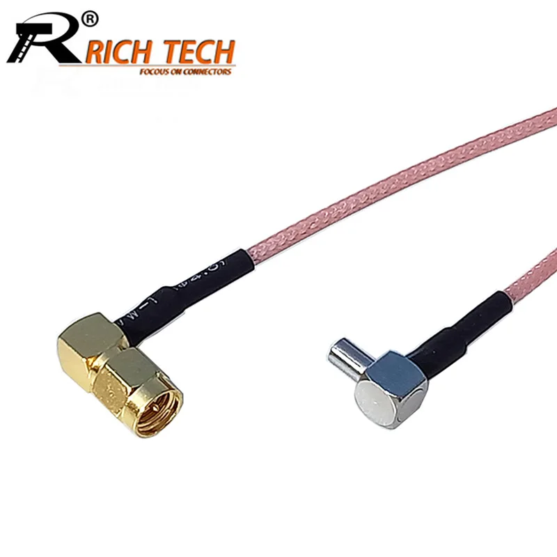 10 шт. прямоугольный коннектор TS9 SMA RF Коаксиальная стандартная сборка от до кабель
