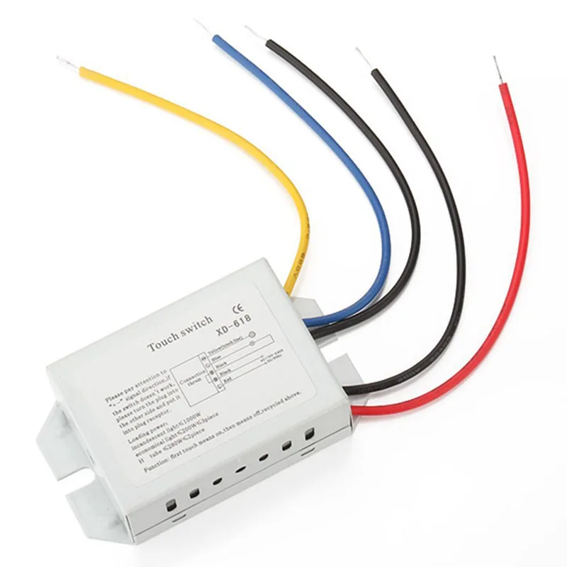 Профессиональное освещение 220V On/Off сенсорный переключатель для Светодиодный светильник трубы XD-618 M25