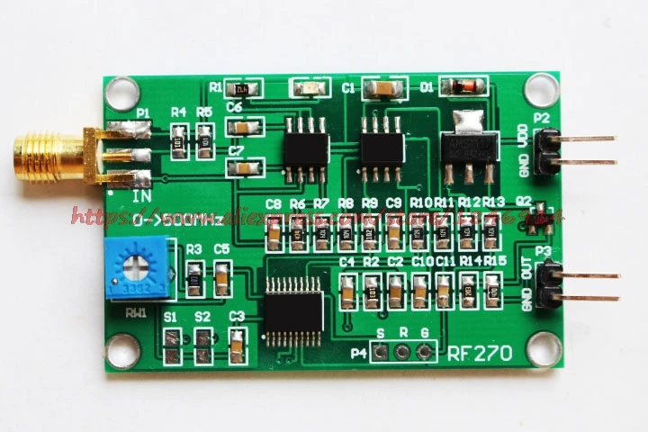 

RF power module Radio frequency detector High frequency detector Power measurement 0-500MHz