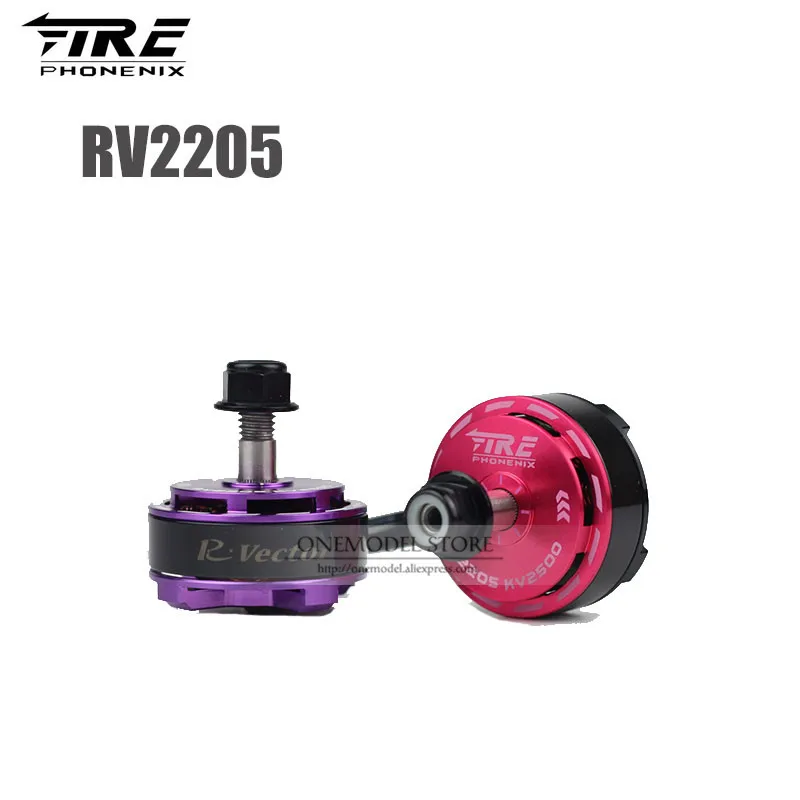 Мотор бесщеточный 2205 2300KV/2500KV Purple/Red FIRE PHONENIX для FPV QAV250 1 шт./4 шт.|Детали и аксессуары|