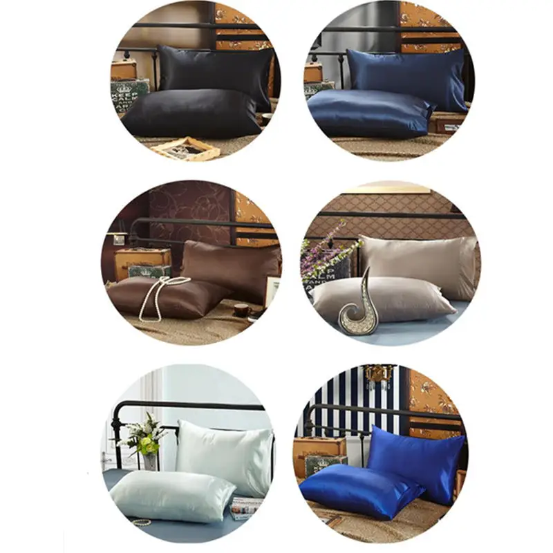 1 шт. 100% шелк тутового шелкопряда чехол для подушки хозяйки мягкая гладкая