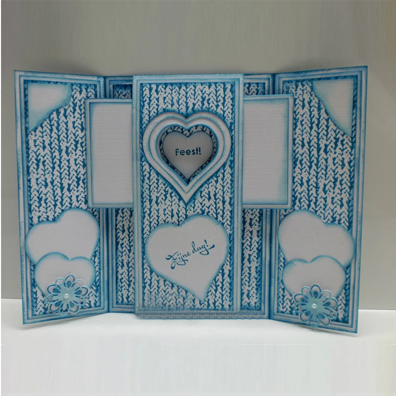 Волшебные карты металлические Вырубные штампы трафареты для сделай сам