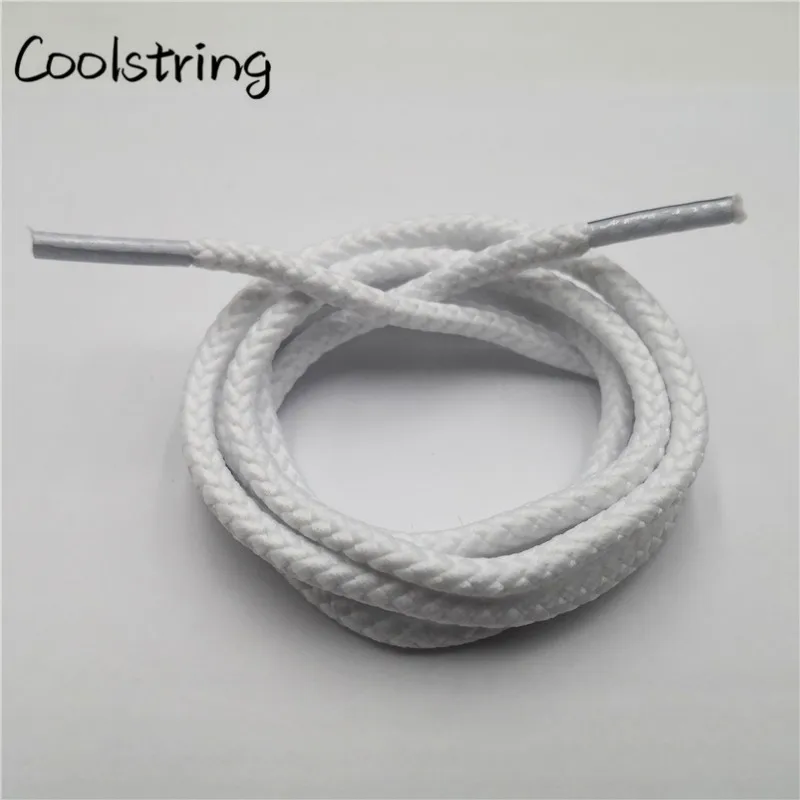 Coolstring/1 пара; однотонные круглые шнурки для ботинок; унисекс; повседневные шнурки; кроссовки; шнурки для парусиновой обуви; Ботинки martin; шнурки