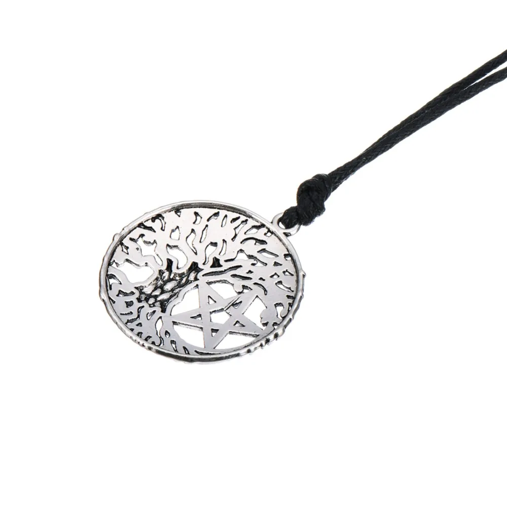 Давапара Древо жизни Yggdrasil Пентакль Пентаграмма Португалия кулон Wicca Pagan